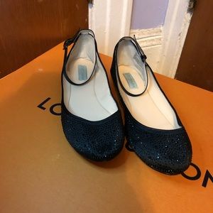 Sparkly Betsey Johnson Flats